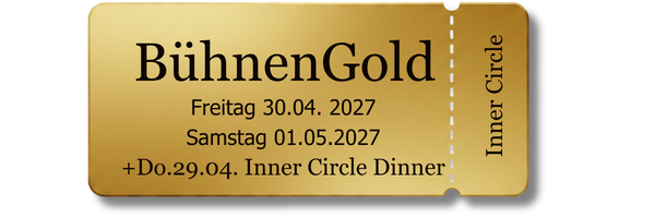 BühnenGold Ticket Inner Circle 2027 + Dinner